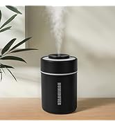 Portable Mini Humidifier, 180ml USB Cool Mist Small Humidifiers for Bedroom, Personal Desktop Hum...