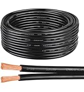 18/2 Low Voltage Landscape Lighting Wire, 18-Gauge 2-Conductor 50 Feet, Direct Burial Electrical ...