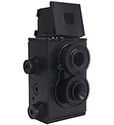 35MM Film Camera, Dual Lens DIY Classic Retro Double Reflex Film Camera, TLR Camera for 35MM 135 ...
