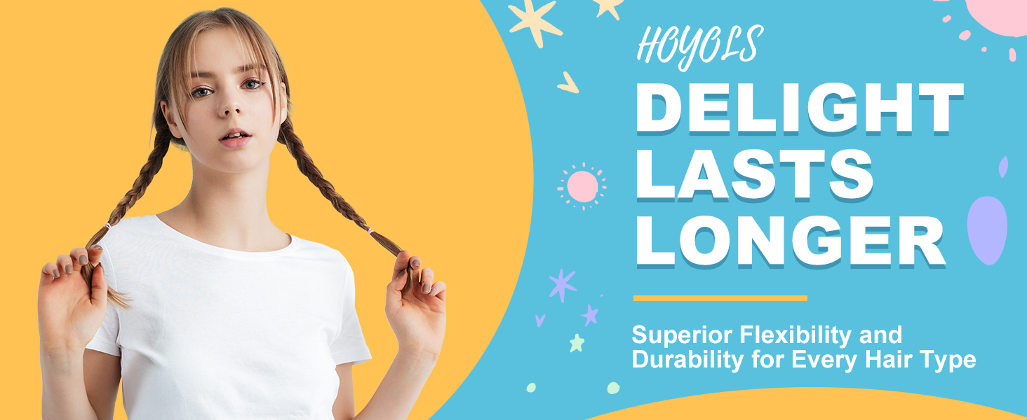 Clear Elastic Hair Rubber Bands, 1500pcs Mini Small Clear Ponytail Elastics Holders for Blond Kids