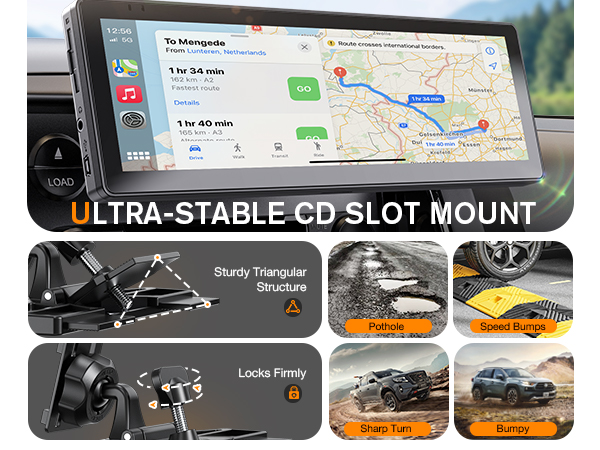 cd carplay screen holder