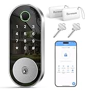 Smart Door-Lock Keyless-Entry Keypad Deadbolt: Electronic Door Lock with Code Passcode, Fingerpri...