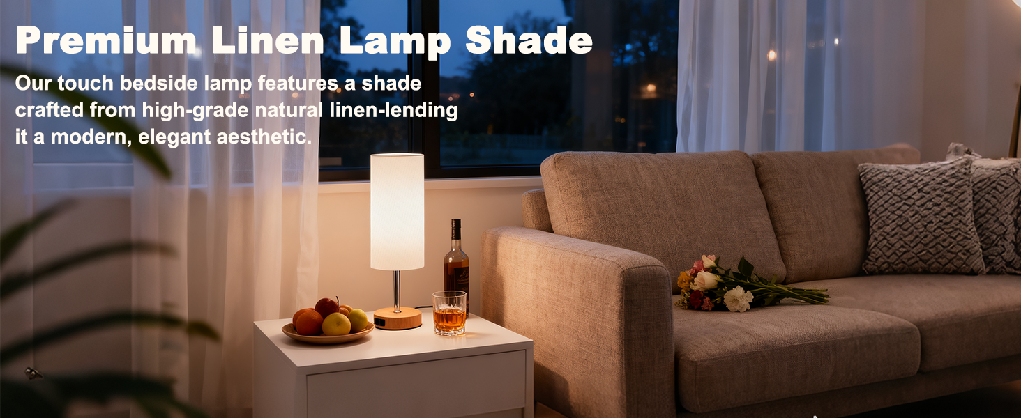 linen lamp shade