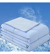 OIGAE Cooling Comforter King Size, Double Sided Cooling Blanket with Q-Max > 0.5 Arc-Chill Coolin...