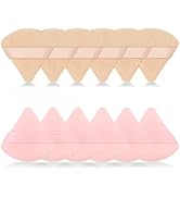 12Pcs of Triangular Powder Puff Makeup Sponges, Made of Super-soft Velvet, Designed for Contourin...