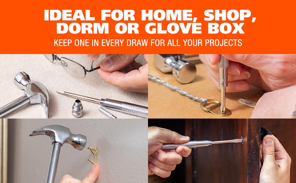 ideal for home, shop, dorm or glove box