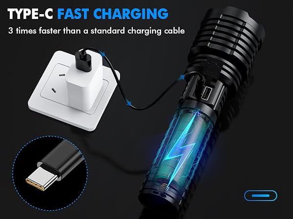 flashlights high lumens battery powered