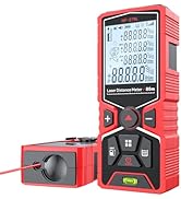 NOYAFA Laser Measurement Tools, 262ft Rechargeable Laser Distance Meter, Digital Laser Distance M...