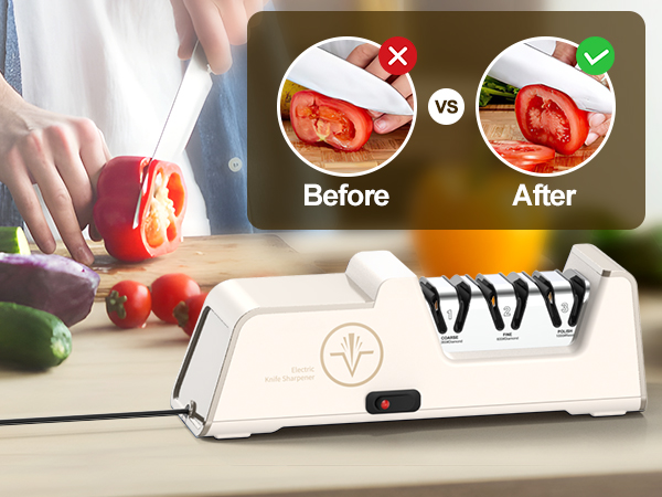 Electric knife sharpener