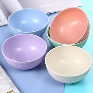 8 PACK Wheat Straw Plates