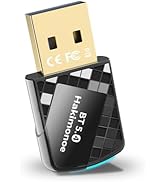 Hakimonoe USB Bluetooth 5.4 Adapter Dongle for PC, Plug n Play for Laptop Desktop Windows 11 10 8...