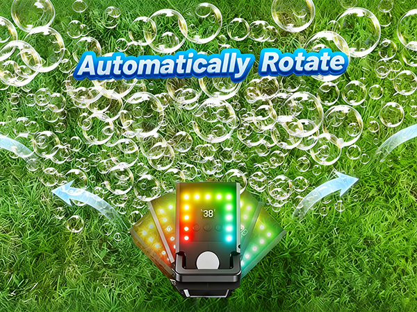 rotating bubble machine