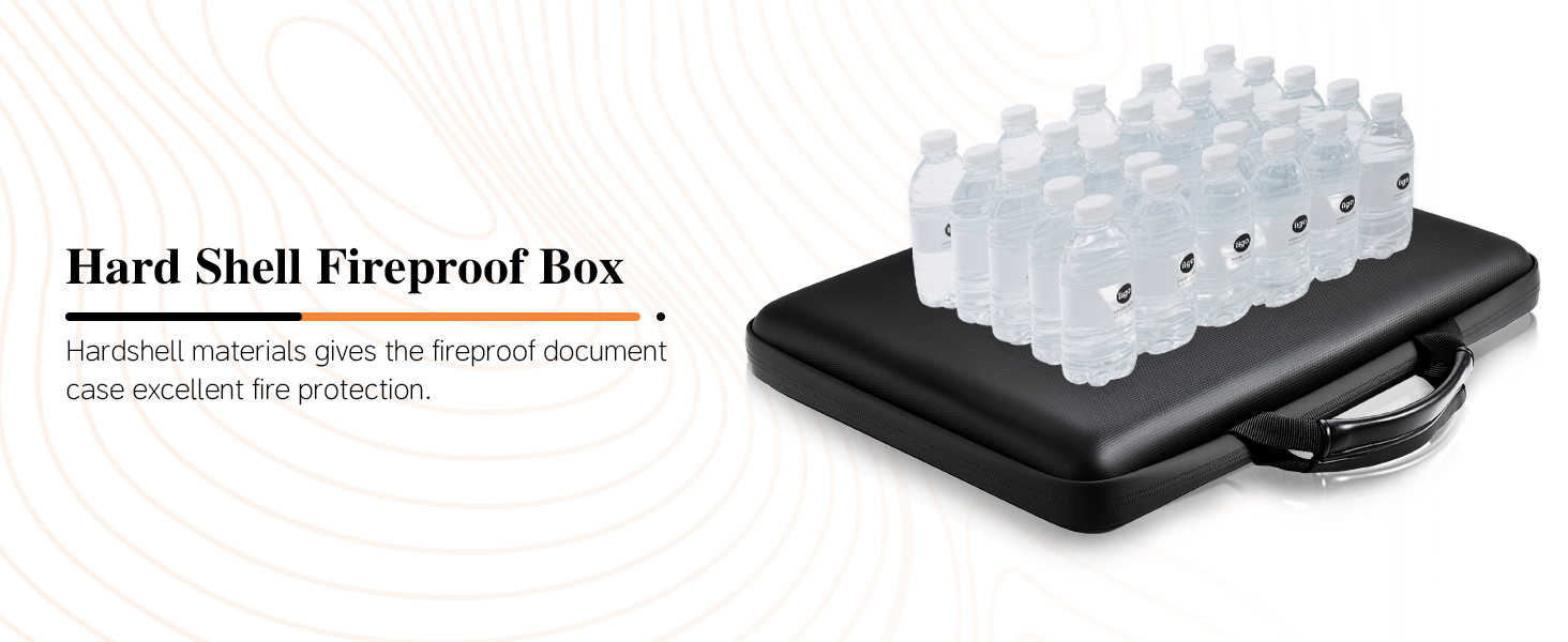 Fireproof Document Box File Organizer