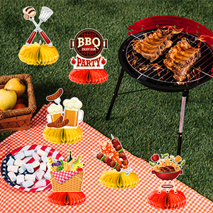 summer bbq table decor