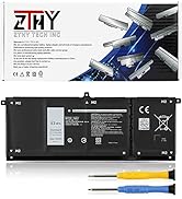 53Wh H5CKD Battery for Dell Inspiron 5400 5406 7405 7300 7306 7500 7506 2-in-1 Silver 5300 5301 5...