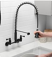 Aqua Vista H90K-51D-AV-MB Commercial Style Kitchen Sink Faucet, Pull-Down Matte Black