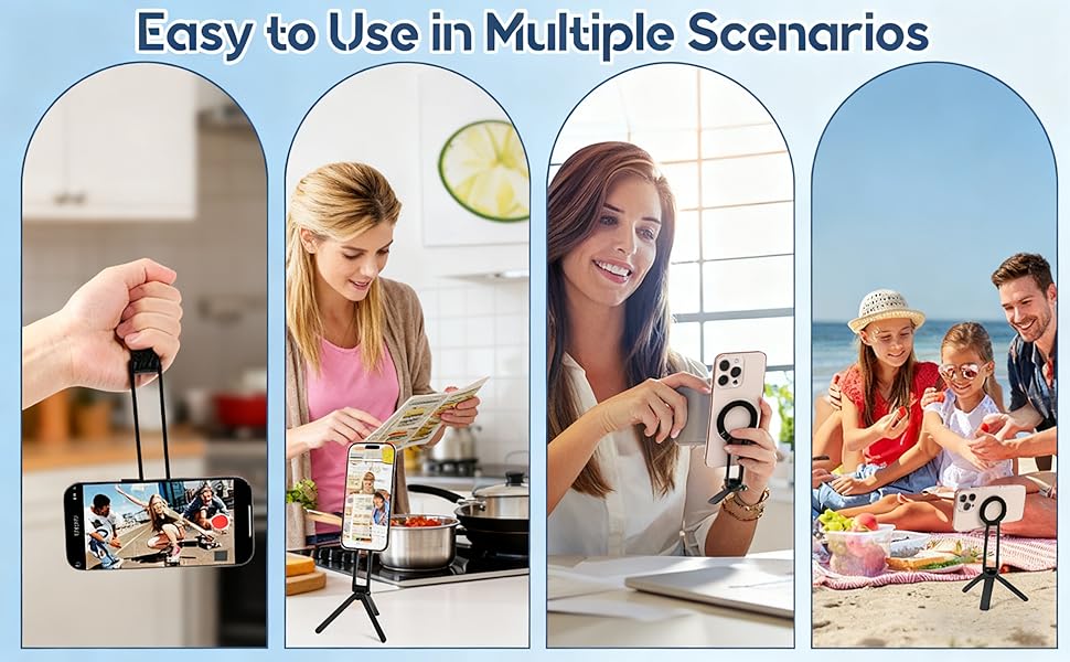 Cell Tripods magnetic phone tripod magnet stand iphone for peak design mobile grip mini magsafe