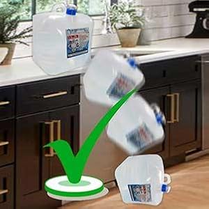 WaterStorageCube 5 gallon container falling off the counter without a leak