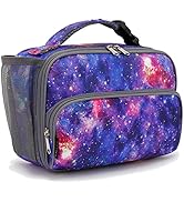 FlowFly Kids Lunch box Insulated Soft Bag Mini Cooler Back to School Thermal Meal Tote Kit for Gi...