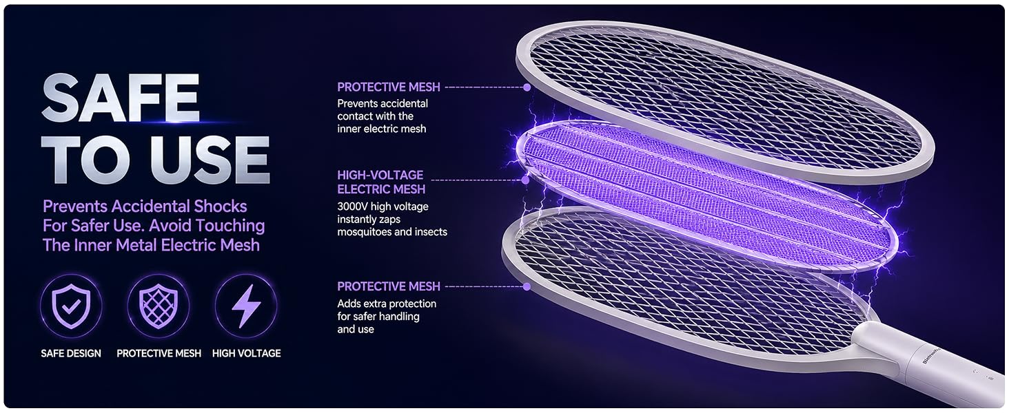 fly swatter,bug zapper indoor,mosquito zapper,electric fly swatter,fly zapper,indoor mosquito