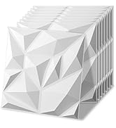 Art3d 20 Pack Decorative 3D Wall Panels for Interior Wall Decor Living Room, 11.8"x11.8" Cover 19...