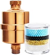 Metal Shower Filter, Stainless Steel 304, Clean Soft Water, Remove 99% Chlorine, Improve Your Ski...