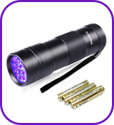 12 led blacklight flashlight
