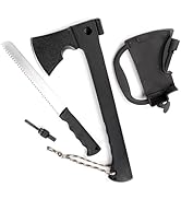 MEPEREZ Camping Axe, 14 inch gardening hatchet, Outdoor Survival Challenge, Hiking, Tactical Axe,...