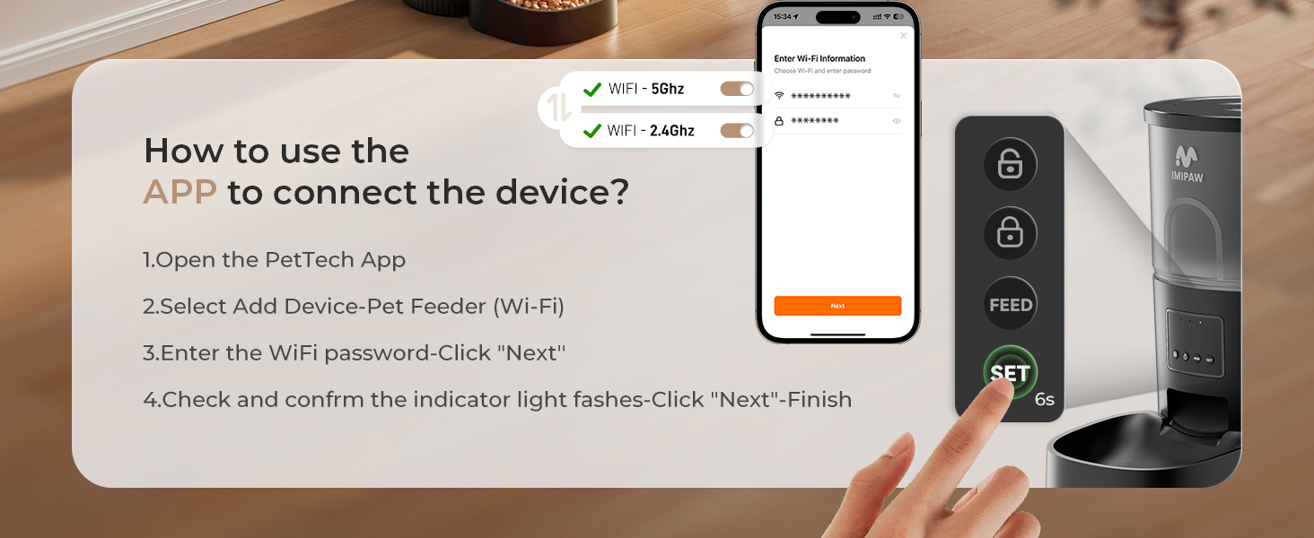 Pet Dry Food Dispenser