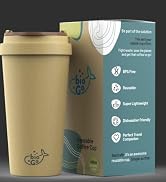 a mockup of a reusable coffee cup