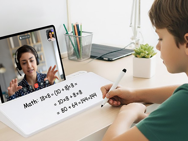 whiteboard for desk with charger