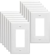 (UL Listed)Decora GFCI Device Wallplate,Decorator Light Switch or Receptacle Outlet Wall Plate, S...