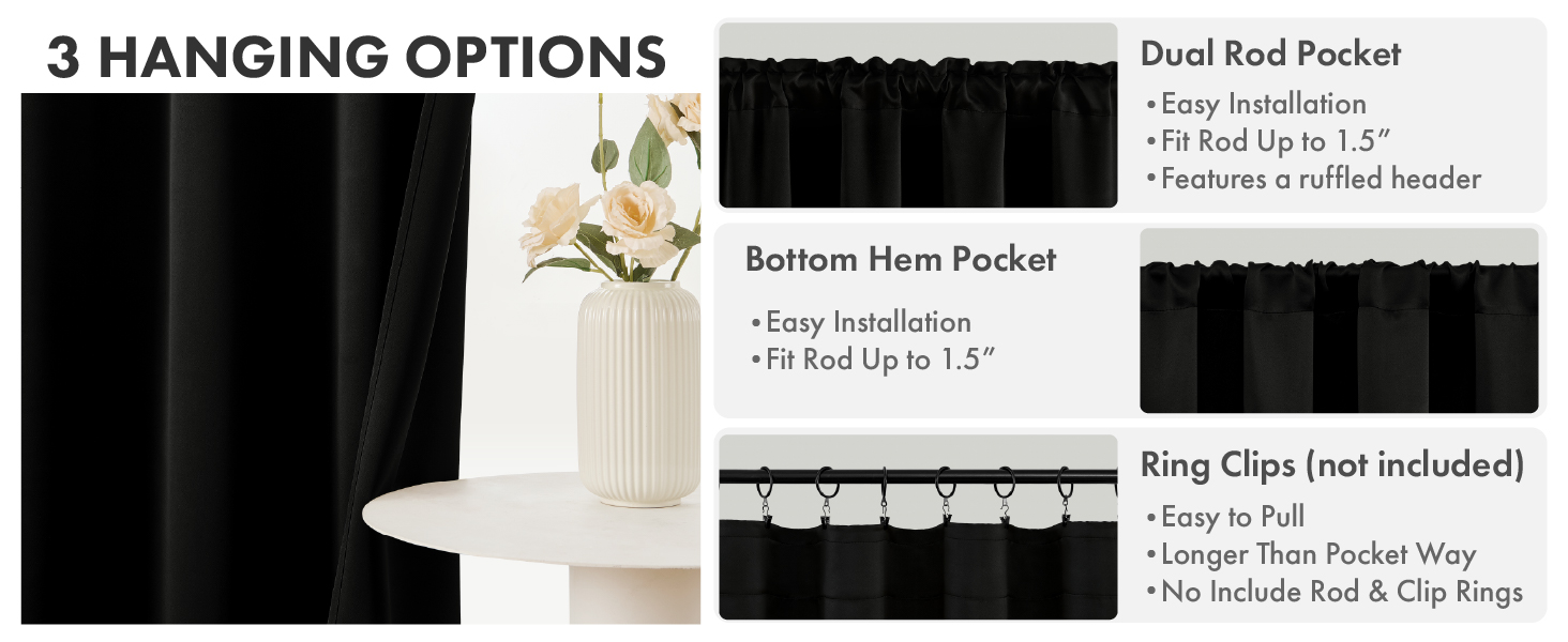 36in long 4 pack sun block shade half tier valance house laundry office Apartment Rental 40x36