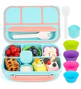 MaMix Bento Lunch Box Adult, Bento Box for Kids, Lunch Containers for Adults/Kids/Students,1300ML...