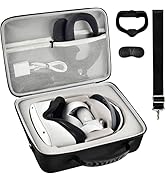 Carrying Case Compatible with Oculus Quest 2 Advanced All-in-One Virtual Reality Headset/Touch Co...