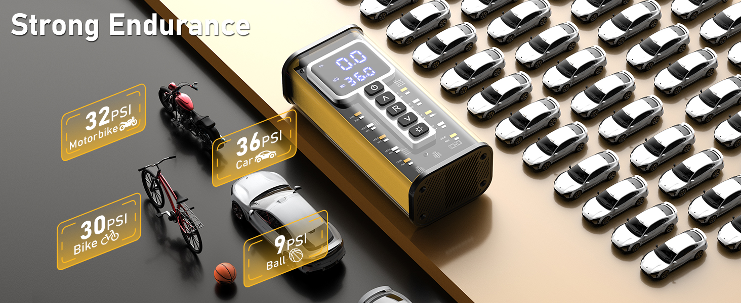 durable tire inflator for car