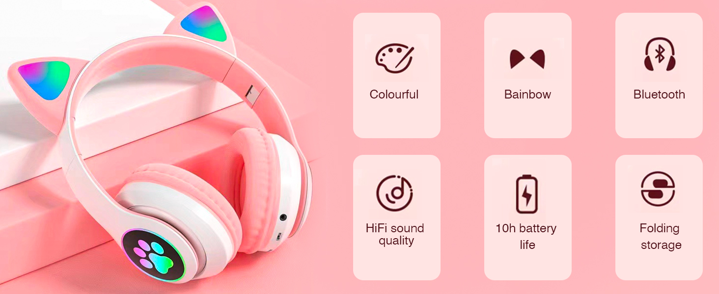 Bluetooth Noise Cancelling Headphones for Kids