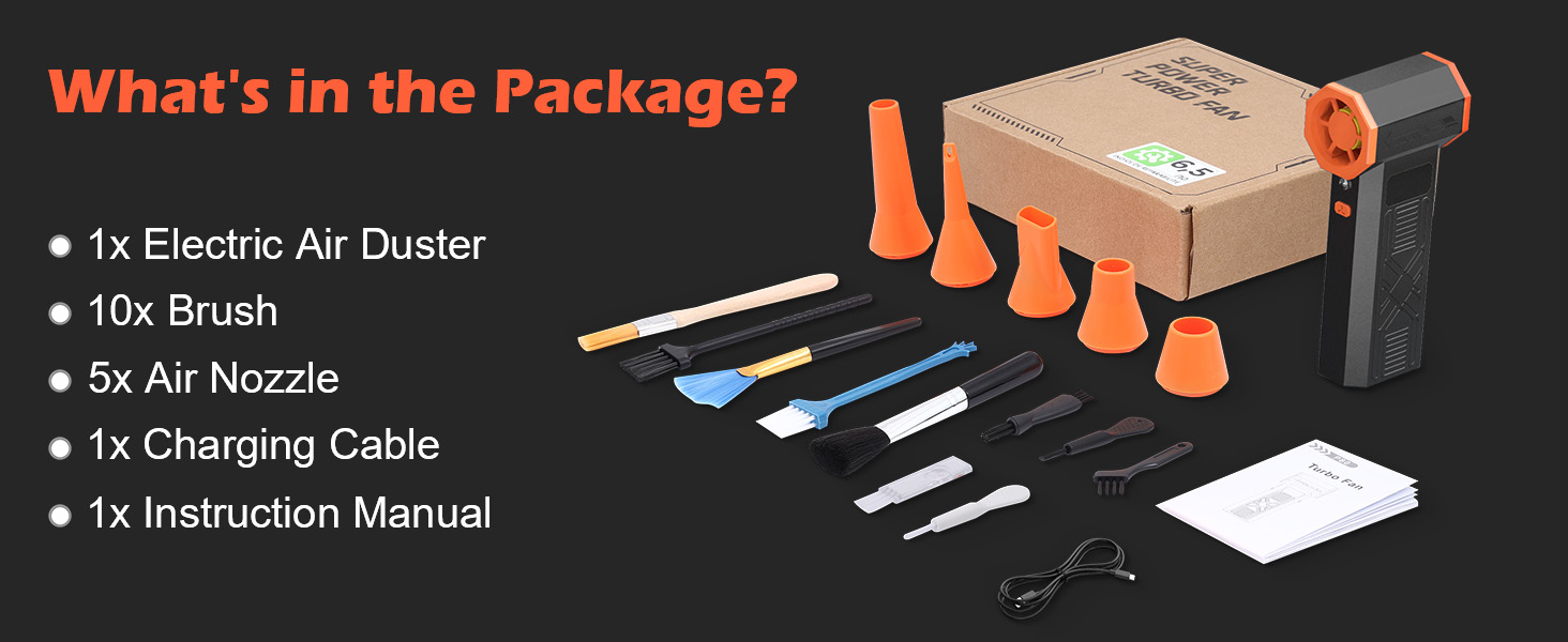 Compressed Air Duster, Electric Air Duster