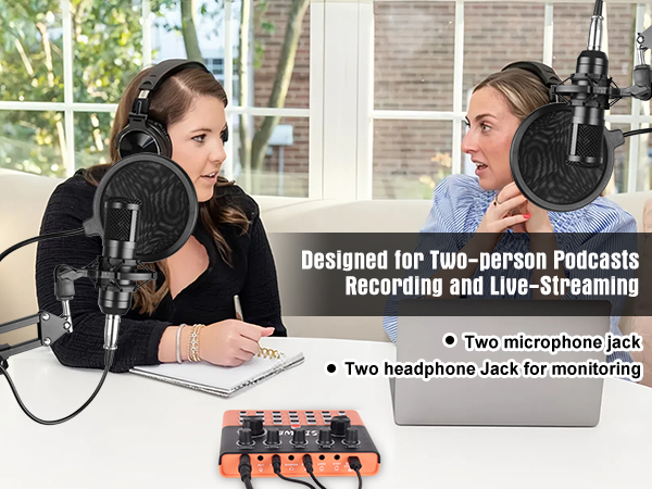 Designed for Two-person Podcasts