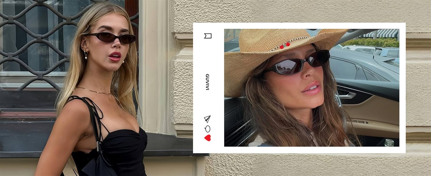 small oval sunglasses