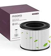 MOOKA AP-S0610L Air Purifier Filter, 3-in-1 True HEPA Filter, High-Efficiency Activated Carbon Ai...