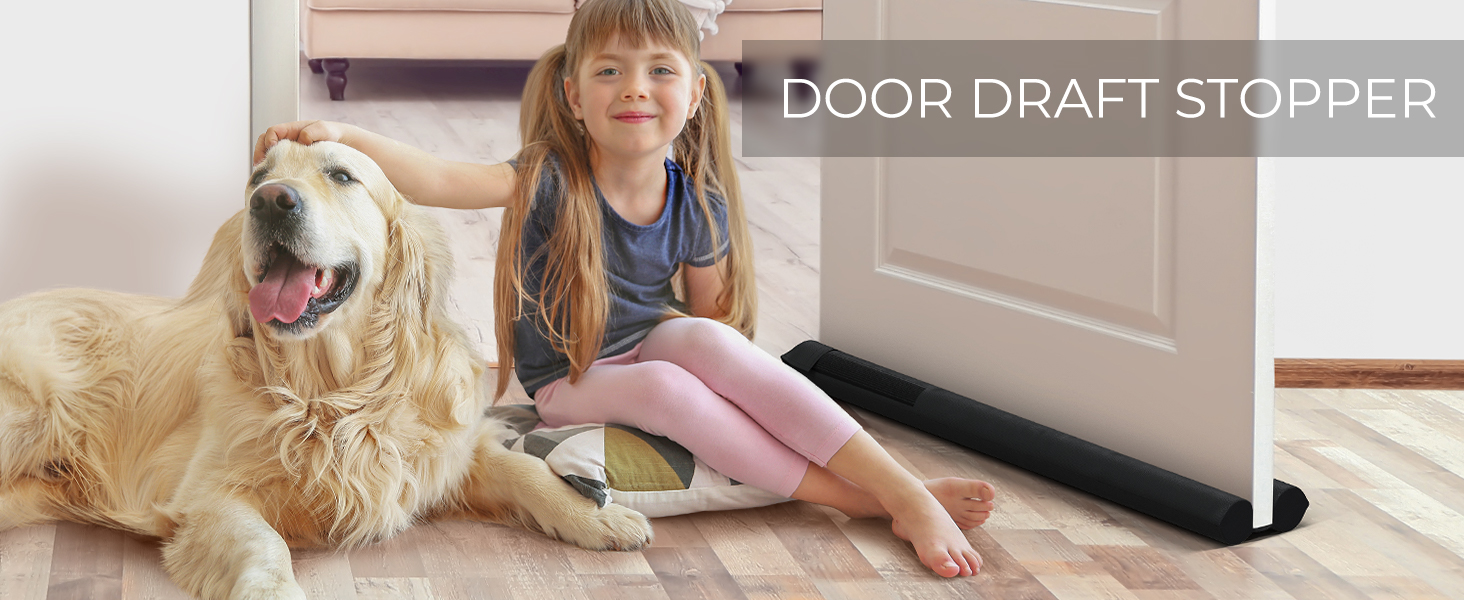 Weather stripping door seal, door air blocker, door sound barrier, sound proof for doors