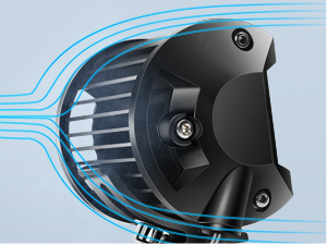 4 Inch 60W LED Pods with 2 Inch Tow Hitch Mounting Brackets