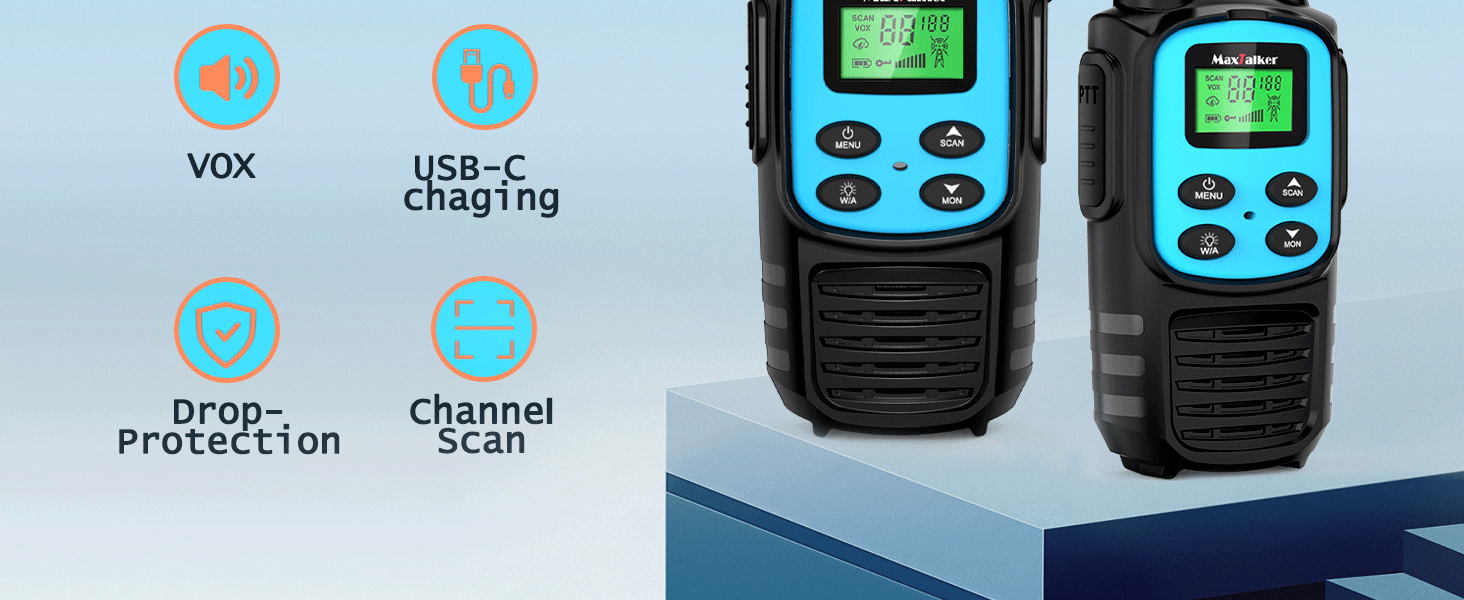 walkie talkies