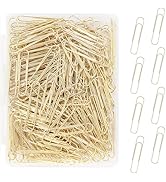 DANRONG Jumbo Paper Clips, 200pcs 2 Inch Paper Clip, Large PaperClips, Stainless Steel, Paperclip...