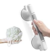 Grab Bar for Bathtubs and Showers, Zynuhmo 12 Inch Suction Safety Grab Bar with 1PCS Bath Ball fo...