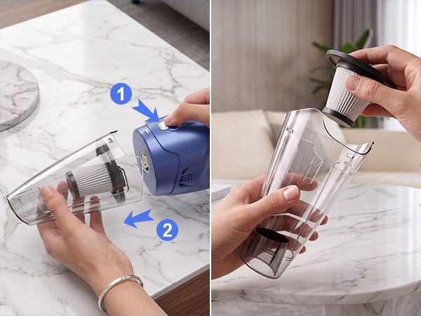 hand held vacuum cordless rechargeable