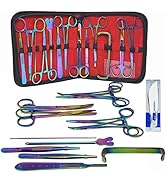 A2ZScilab-Dissection Kit -Multi Rainbow Color 23 Pcs Advanced Lab Dissection Kit- for Anatomy &amp; B...