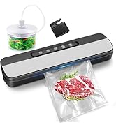 Vacuum Sealer Machine for Food Preservation | High Suction Food Sealer with Double Seal Technolog...