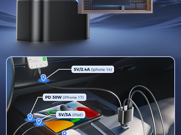 retractable car charger